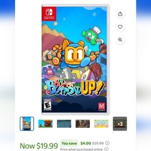 Nintendo Switch Button Up Game